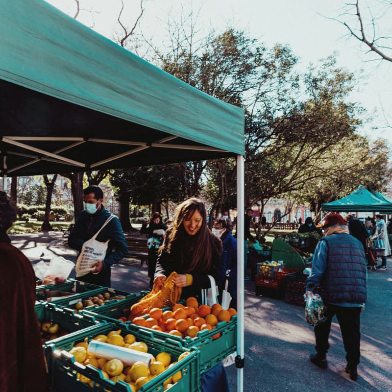 Cover Image for Signature Gathering at College of San Mateo Farmers' Market