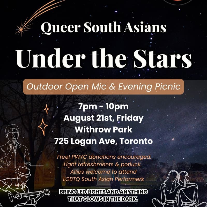 Cover Image for QSA Under the Stars: Outdoor Open Mic