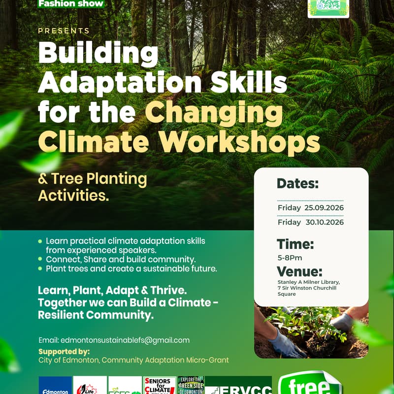 Cover Image for Building Adaptation Skills for the Changing Climate Workshops & Tree Planting activities