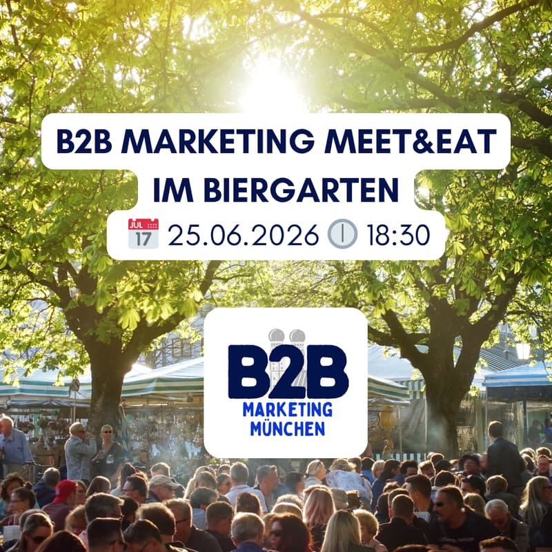 Cover Image for B2B Marketing Meet&Eat im Biergarten