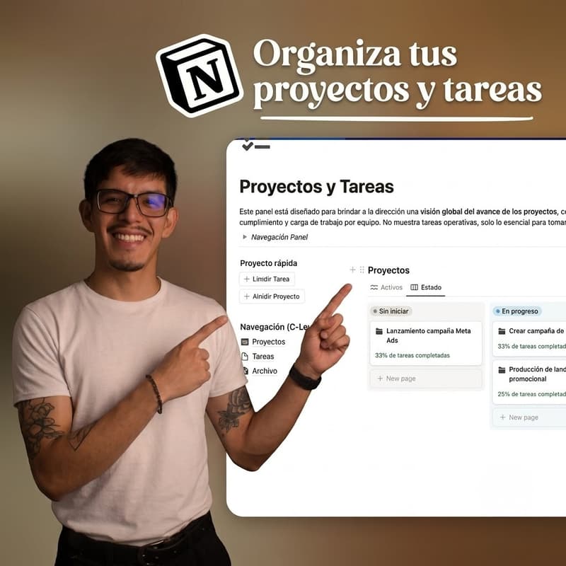 Cover Image for Notion fundamentals: organiza tus proyectos y tareas