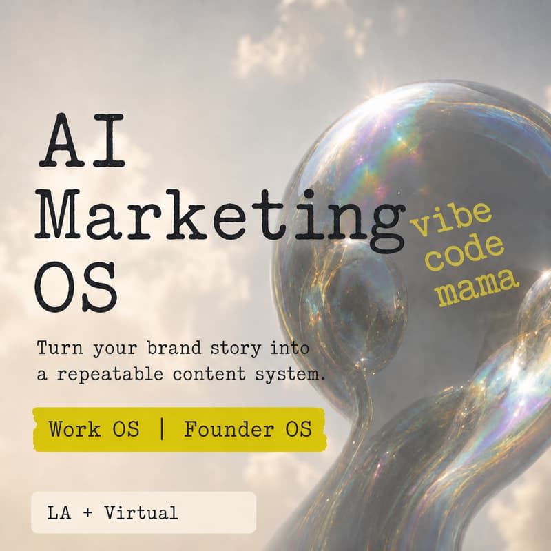 Cover Image for Vibe Code Mama | Marketing OS: How AI Is Changing the Way Marketing Works ✨