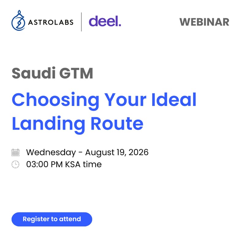 Cover Image for Saudi GTM: Choosing Your Ideal Landing Route