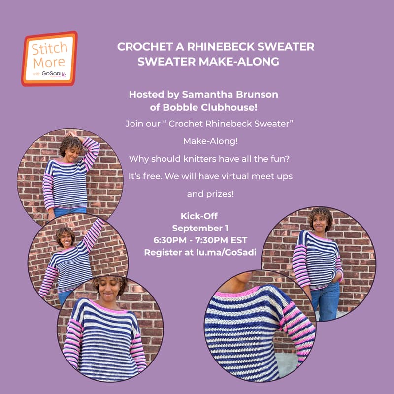 Cover Image for Crochet Rhinebeck Sweater CAL Kick-Off