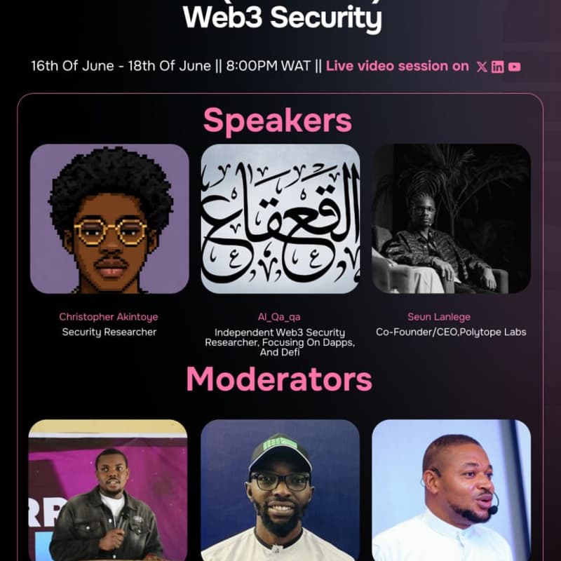 Cover Image for Cross-Continent Builders Talk: Web3 Security Series