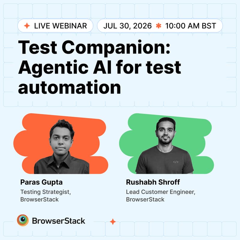 Cover Image for Test Companion: Agentic AI for Test Automation