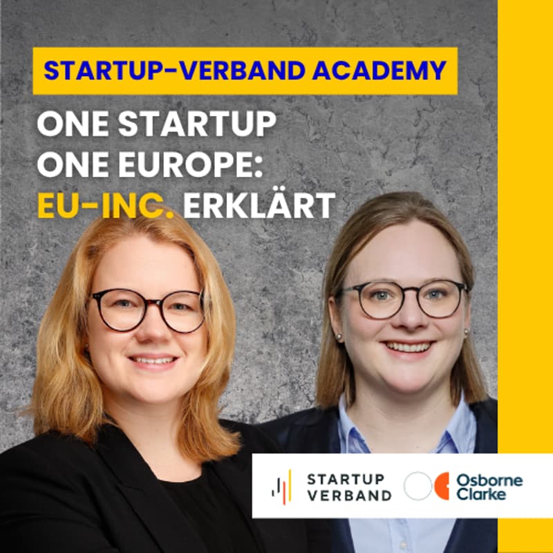 Cover Image for One Startup One Europe: EU-Inc. erklärt
