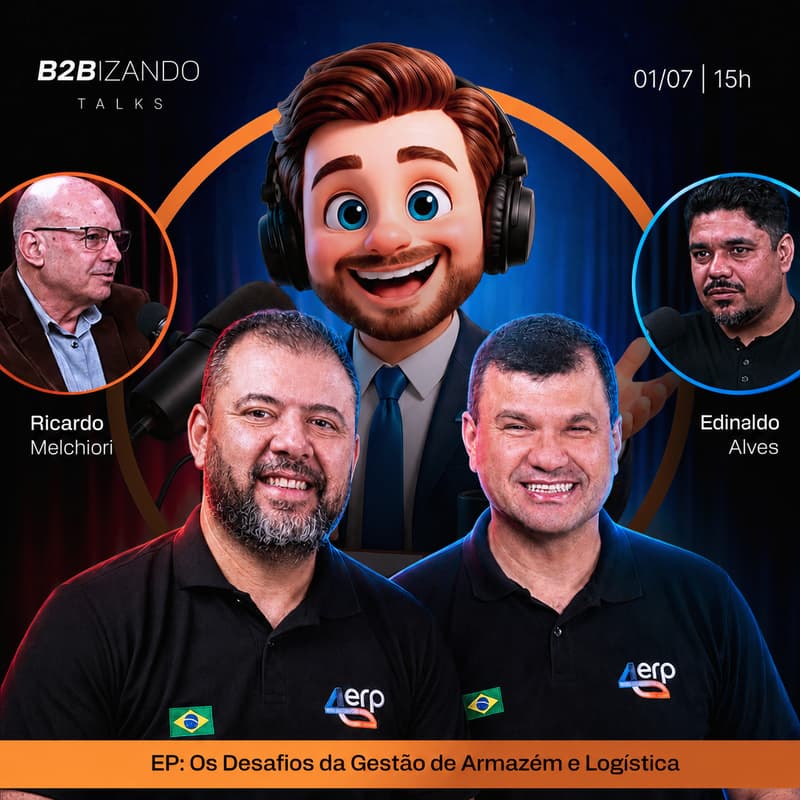 Cover Image for B2Bizando Talk: Os desafios da gestão de armazém e logística