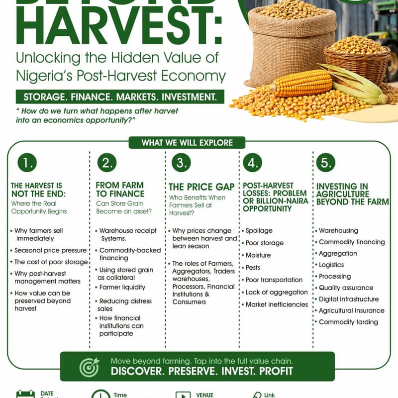 Cover Image for Beyond Harvest: Unlocking the Hidden Value of Nigeria's Post-Harvest Economy