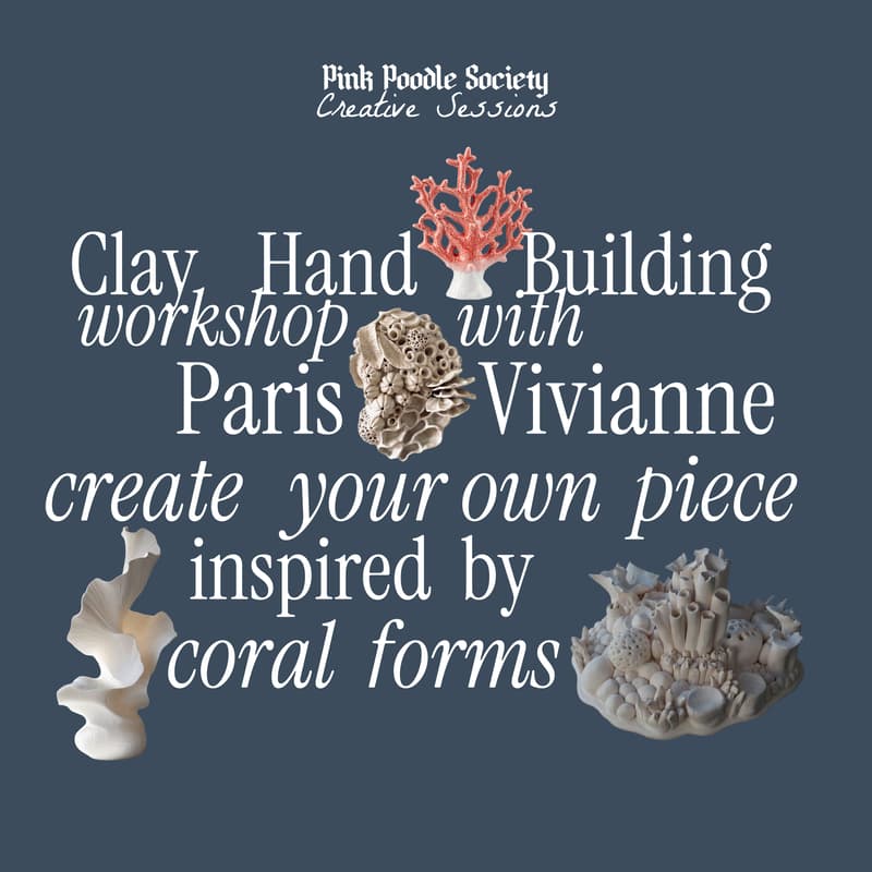 Cover Image for Amsterdam | Coral Forms: Clay Hand Building Workshop Inspired By Coral Reefs with Paris Vivianne