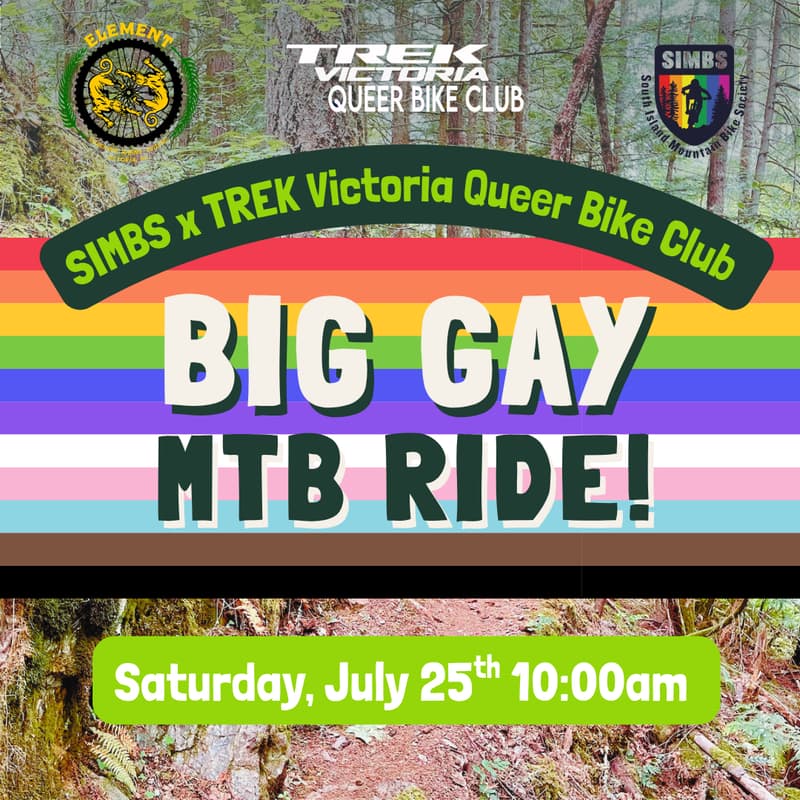 Cover Image for SIMBS x Trek Victoria Queer Bike Club: Big Gay MTB Ride 🏳️‍🌈