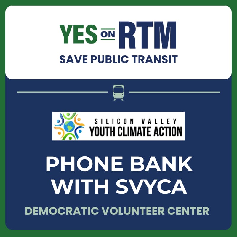 Cover Image for Phone Bank with SVYCA at DVC in Mountain View (Hybrid)
