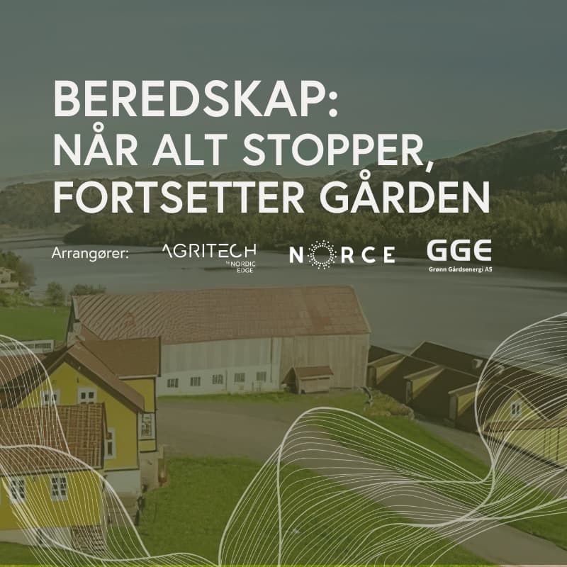 Cover Image for Beredskap: Når alt stopper, fortsetter gården - Møt fysisk eller digitalt