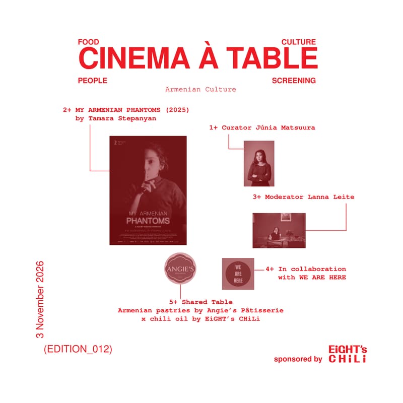 Cover Image for CINEMA À TABLE # 12 (Armenia Culture) Screening | Food | Culture | Networking