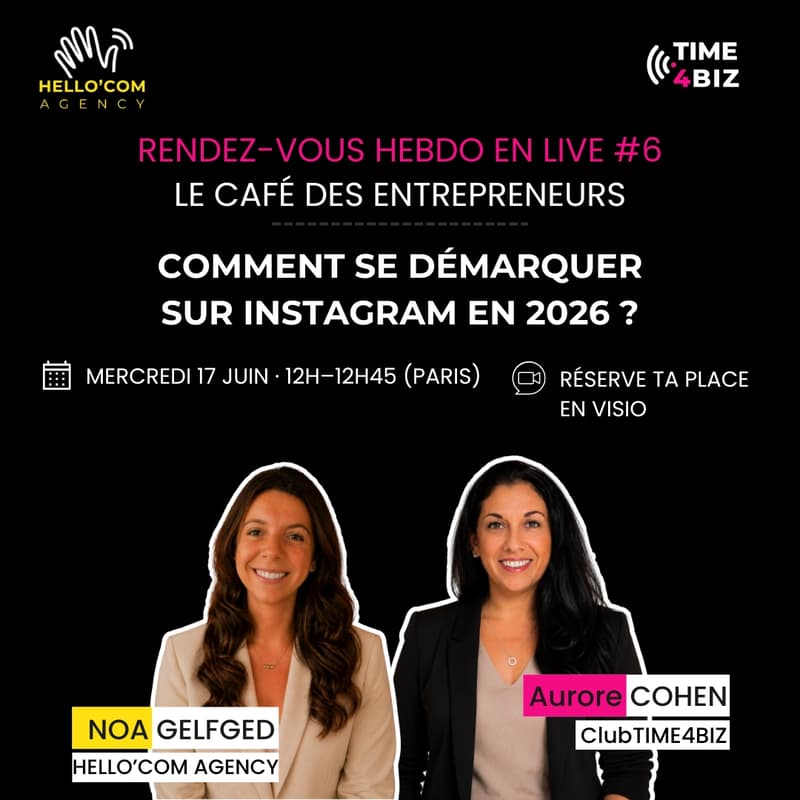 Cover Image for ☕ Le Café des Entrepreneurs - Se démarquer sur Instagram en 2026