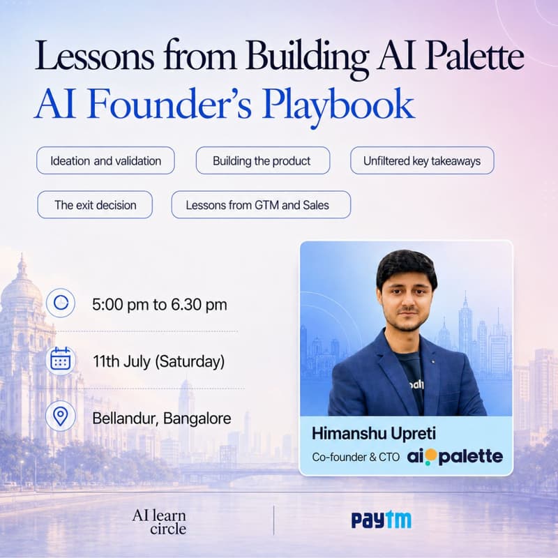 Cover Image for Lessons from Building AI PaletteAI Founder's Playbook