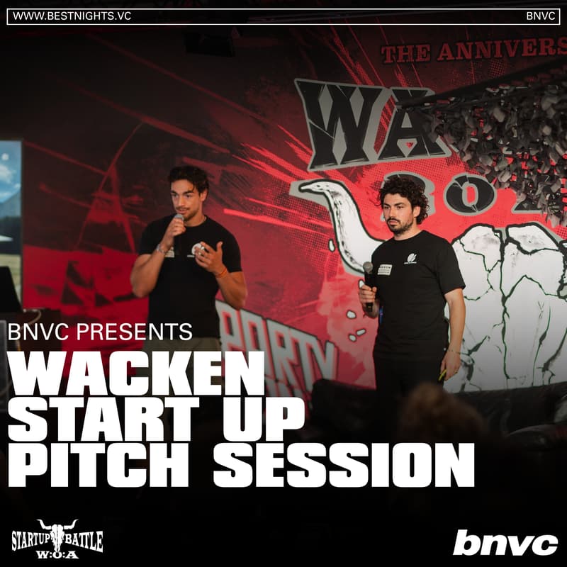 Cover Image for BNVC PRESENTS: WACKEN START UP PITCH SESSION