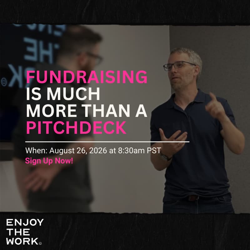 Cover Image for Fundraising is much more than a Pitchdeck