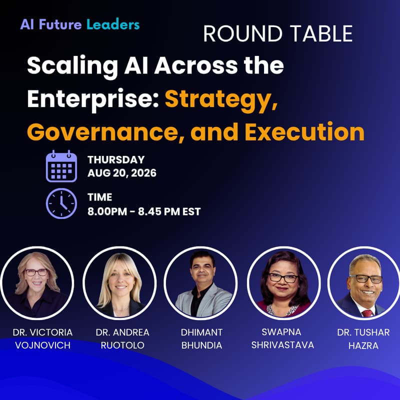 Cover Image for Scaling AI Across the Enterprise: Strategy, Governance, and Execution