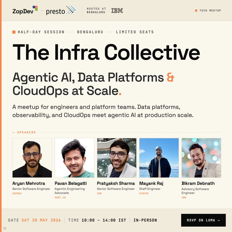 Cover Image for The Infra Collective: Agentic AI, Data Platforms & CloudOps at Scale
