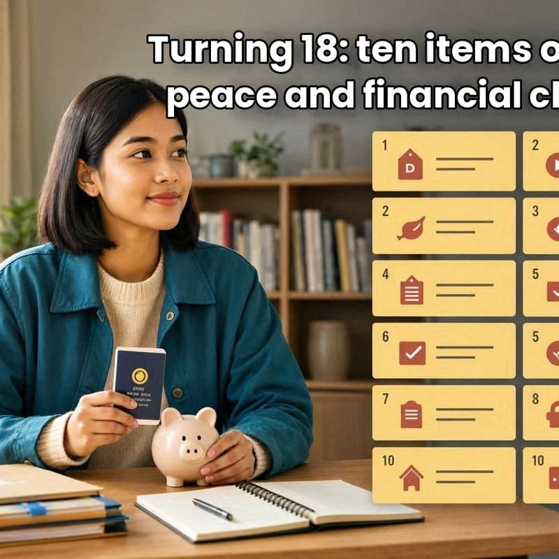 Cover Image for Turning 18: ten things to do on your adulthood checklist (with parent’s help)