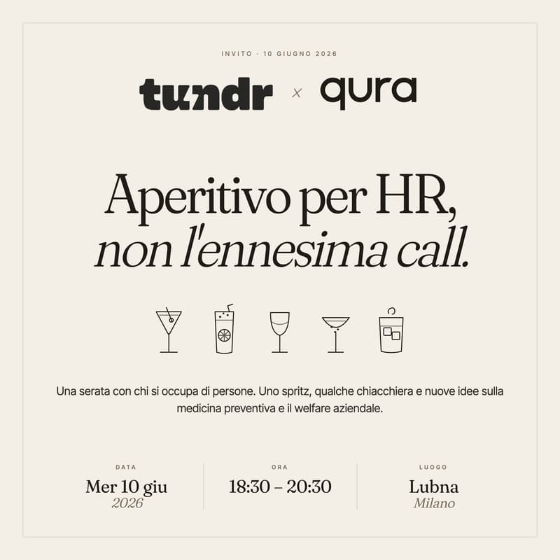 Cover Image for HR Aperitivo - supplied by Qura & Tundr