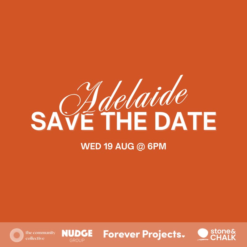 Cover Image for 🏵 Adelaide: Save The Date