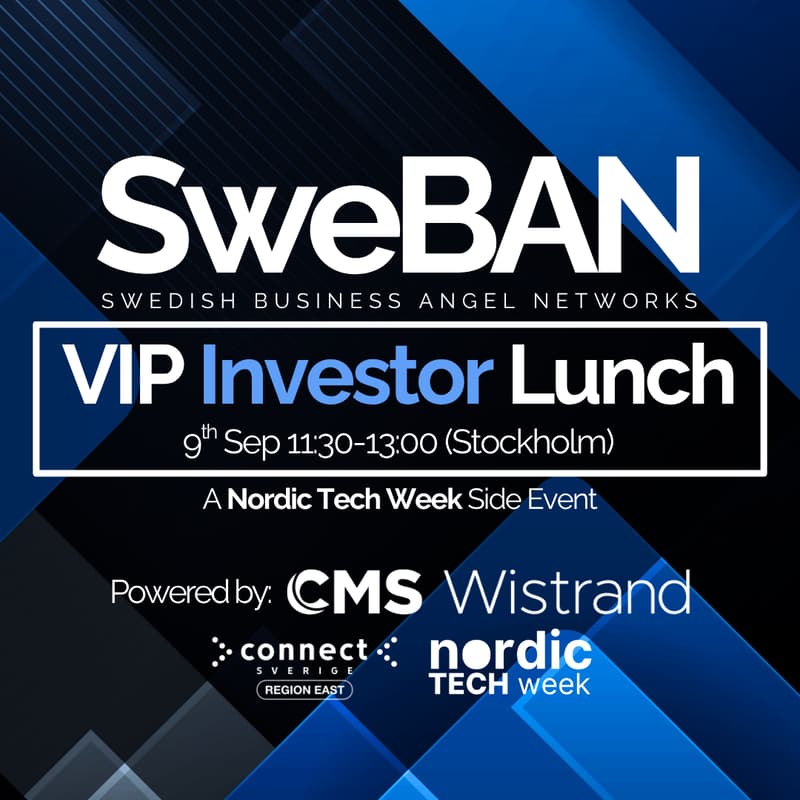 Cover Image for SweBAN VIP Investor Lunch at Nordic Tech Week