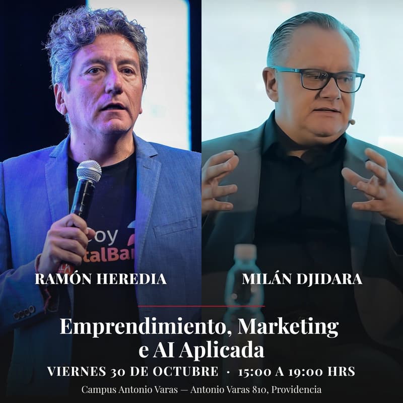 Cover Image for Ramón Heredia y Milán Djidara: Emprendimiento, Marketing e AI Aplicada