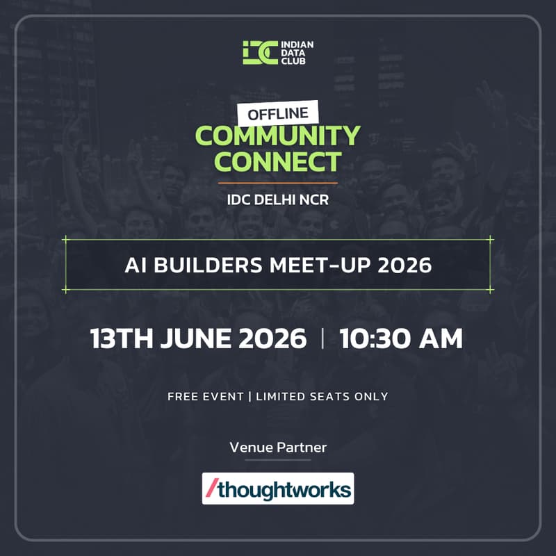 Cover Image for AI Builders Meet-up 2026: Delhi NCR