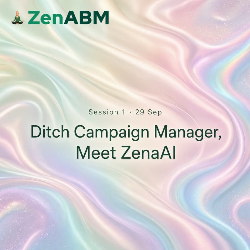 Cover Image for 🤖 Ditch Campaign Manager, Meet ZenaAI