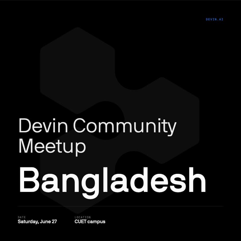 Cover Image for Devin Community Meetup - Bangladesh