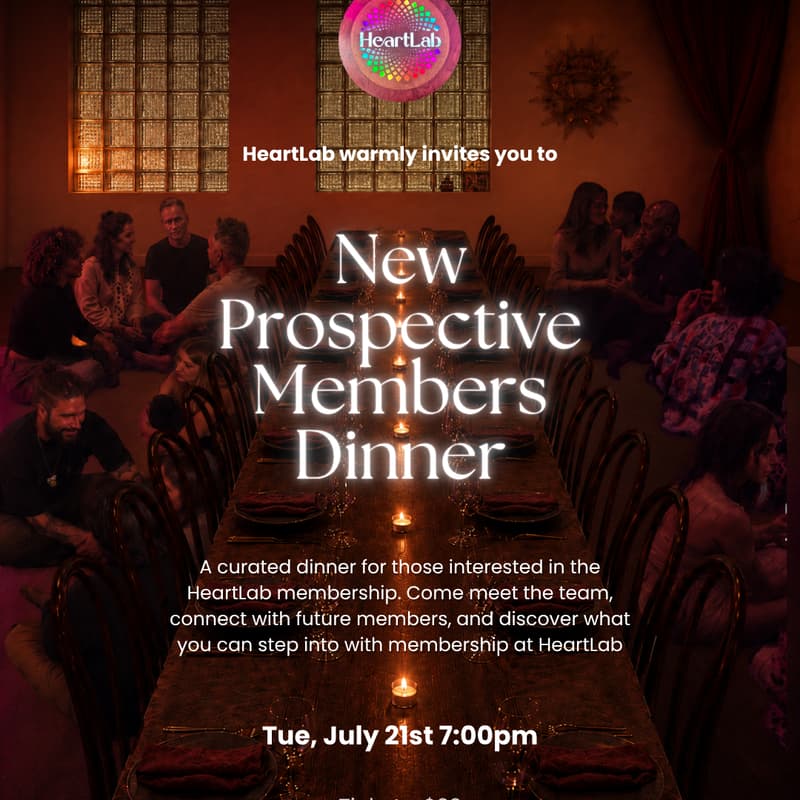 Cover Image for HeartLab SF; New Prsopective Member's Dinner