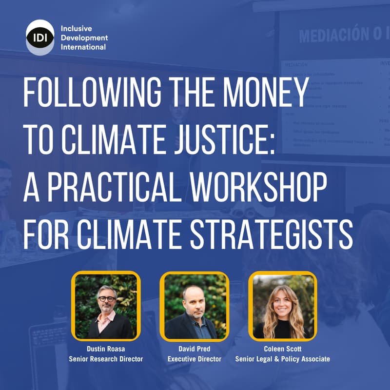 Cover Image for Following the Money to Climate Justice: A Practical Workshop for Climate Strategists