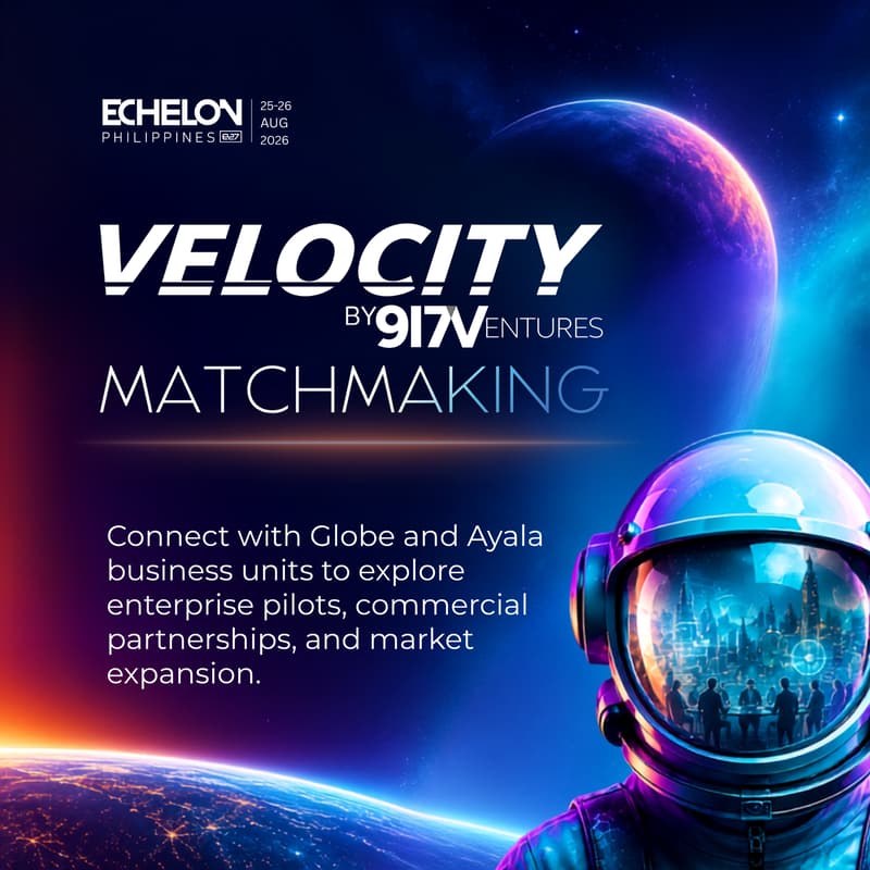 Cover Image for Velocity Matchmaking by 917Ventures | Echelon Philippines 2026