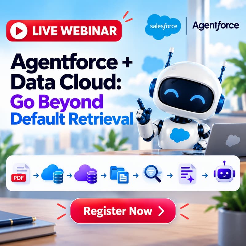 Salesforce Flow Example Agentforce + Data Cloud: Go Beyond Default Retrieval with Custom ...