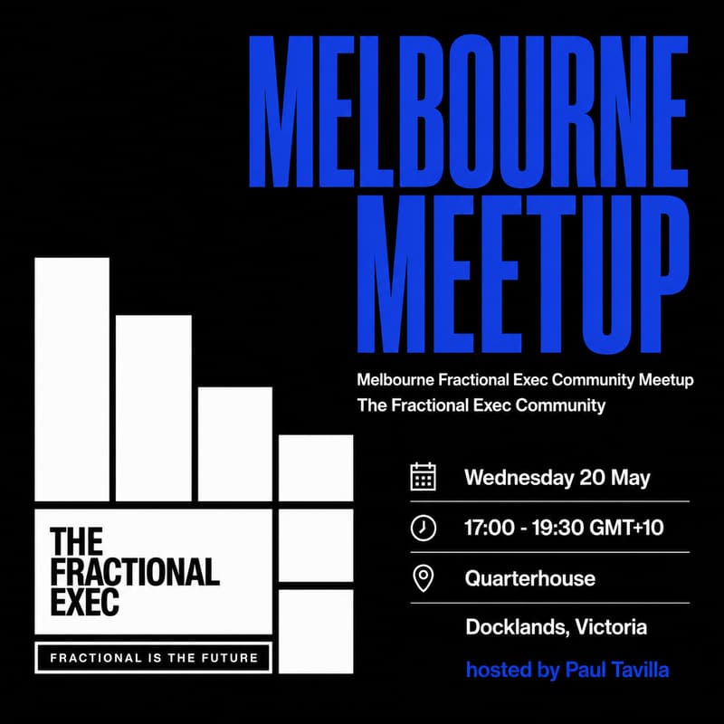 Cover Image for Melbourne Fractional Exec Community Meetup