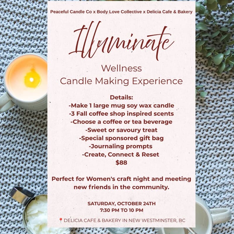 Cover Image for ILLUMINATE: A Wellness Candle Making & Reflection Experience