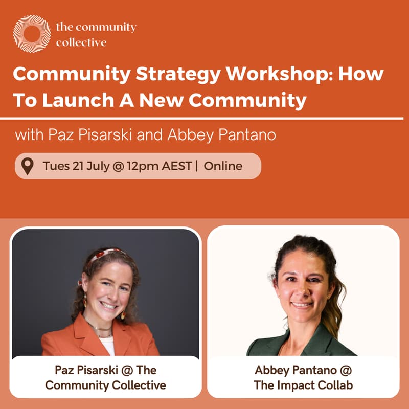 Cover Image for π΅ Community Strategy Workshop: How To Launch A New Community