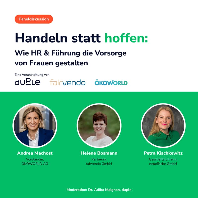 Cover Image for Handeln statt hoffen: Wie HR & Führung die Vorsorge von Frauen gestalten.