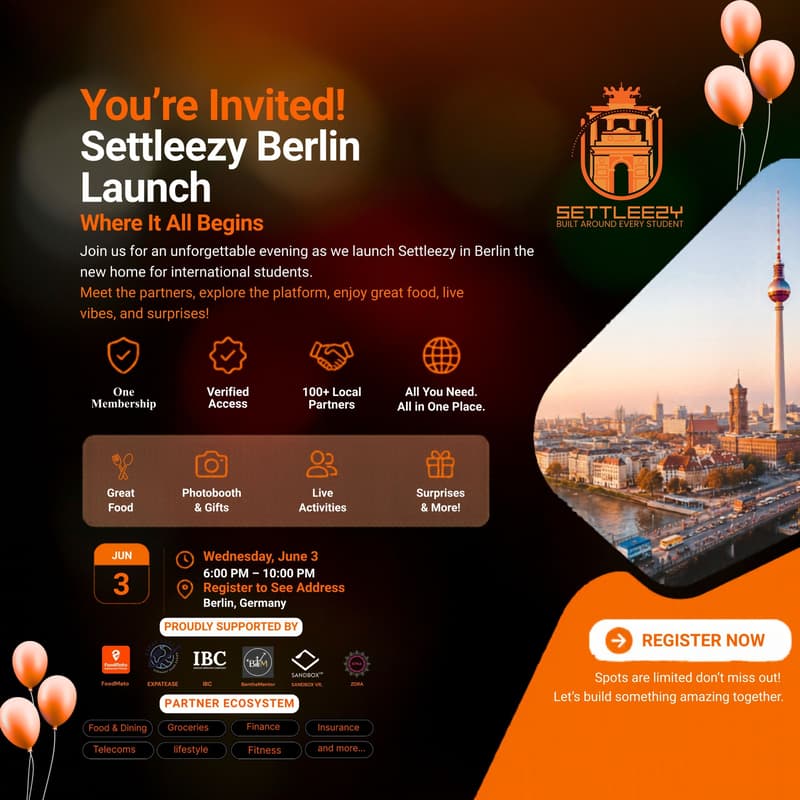 Cover Image for Settleezy Berlin Launch - Where It All Begins