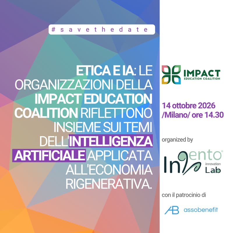 Cover Image for Etica e IA: le organizzazioni della Impact Education Coalition riflettono insieme sui temi dell'IA applicata all'economia rigenerativa