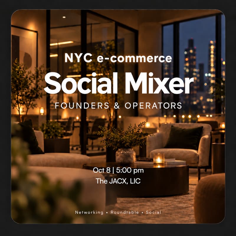 Cover Image for NYC E-Commerce Seller Club Fall Mixer
