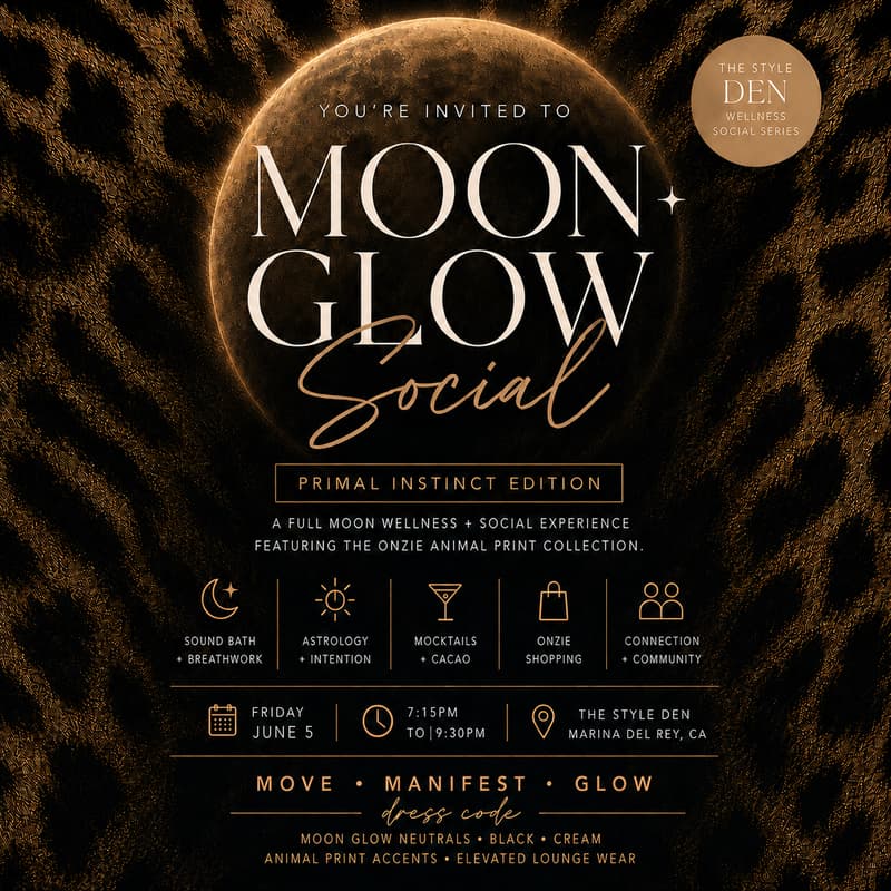 Cover Image for Moon Glow Social: Sound Bath, Cacao, Astrology, Fashion At The Style Den