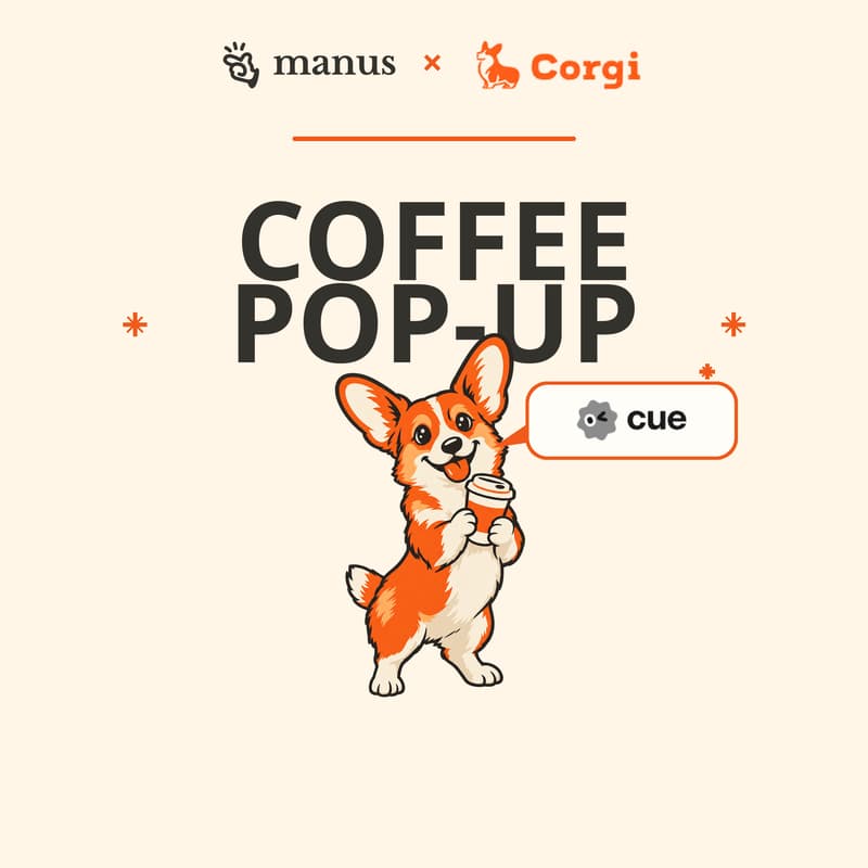 Cover Image for Manus Pop-Up @ Corgi Cafe