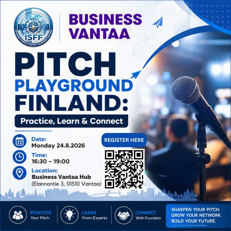 Cover Image for Pitch Playground Finland: Practice, Learn & Connect
