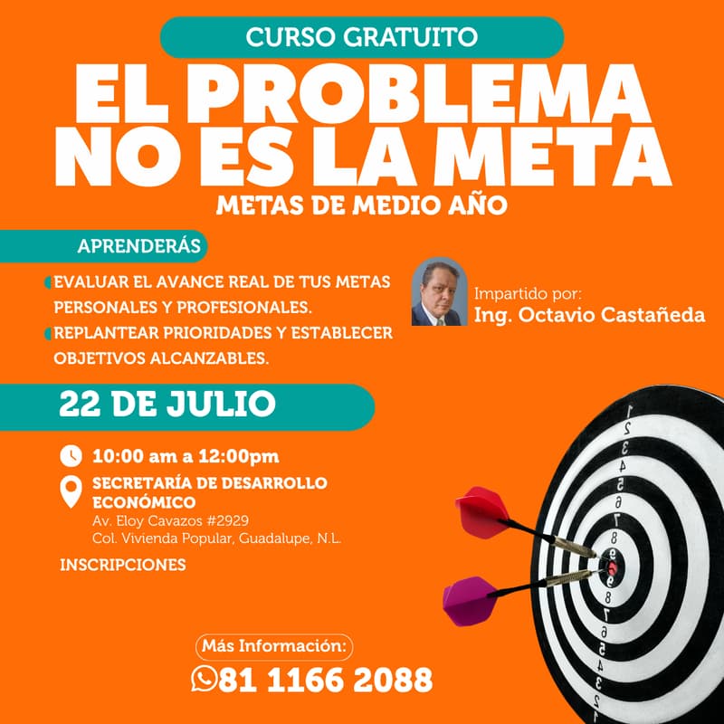 Cover Image for EL PROBLEMA NO ES LA META: METAS DE MEDIO AÑO