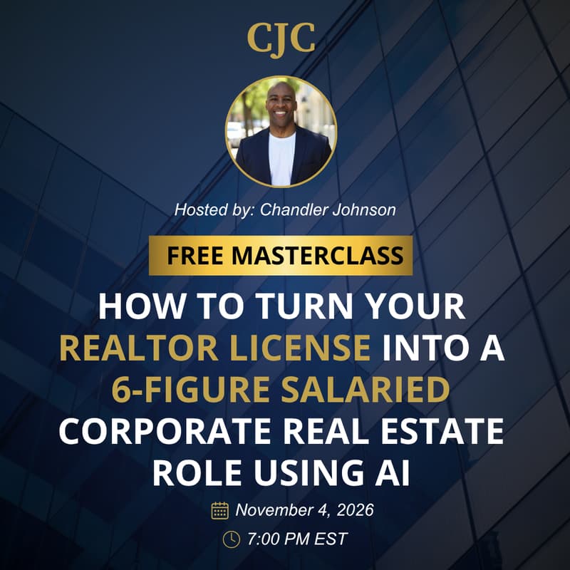 Cover Image for How to Turn Your Realtor License Into a 6-Figure Salaried Corporate Role Using AI