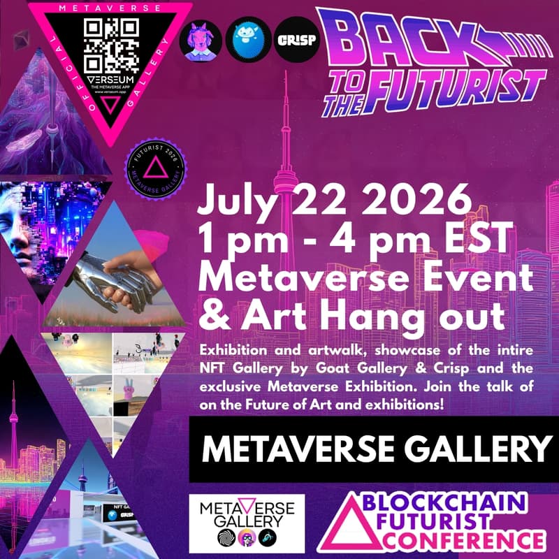 Cover Image for Futurist Metaverse Gallery Art Hang Out Event
