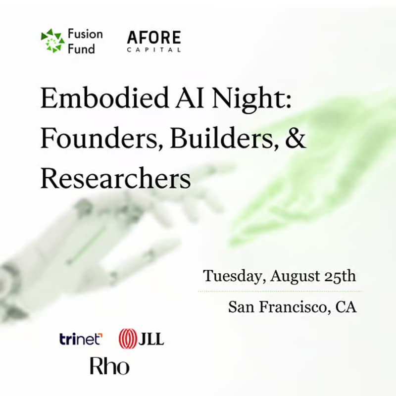 Cover Image for Embodied AI Night: Founders, Builders, and Researchers